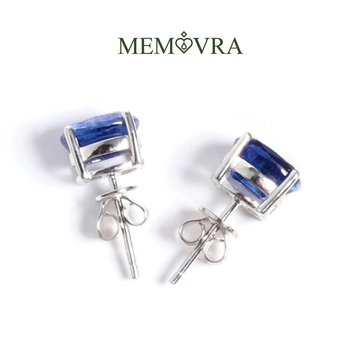 Kyanite Oval Stud Earrings